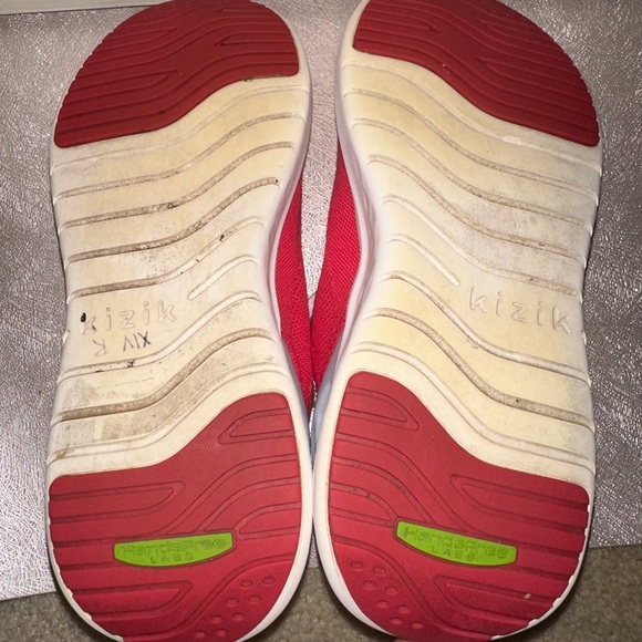 Kizik pink hands free slip on shoe 11.5 athleisure gym walking activewear - Picture 9 of 9